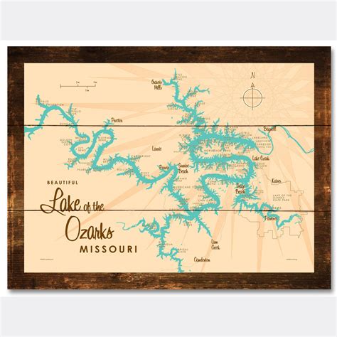 Printable Lake Of The Ozarks Mile Marker Map
