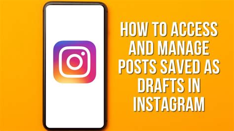 How To Manage Posts Saved As Drafts On Instagram 2024