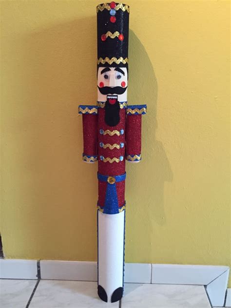 Re Use Cardboard Tube In Christmas Soldier Christmas Arts And Crafts