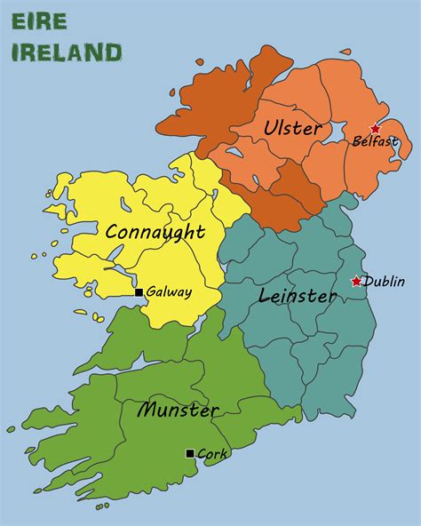 List 94 Wallpaper Map Of Ireland With Counties And Towns Excellent