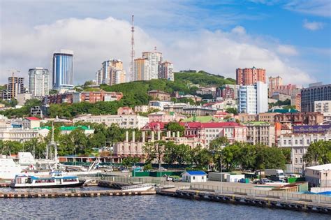 Premium Photo Vladivostok City Aerial Panoramic View Primorsky Krai