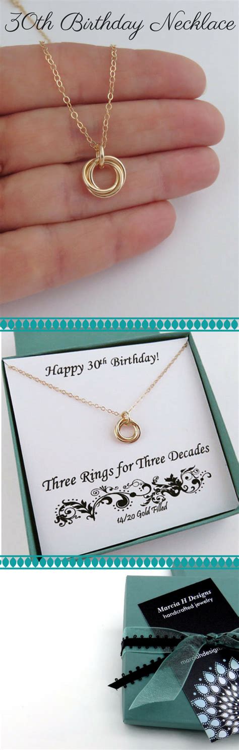 Whether she's celebrating a milestone year or entering her earliest years of adolescence, showering her with gifts that show her just how much you love her comes with the birthday territory. 30th Birthday Gold Birthday Necklace 30th Birthday Ideas ...