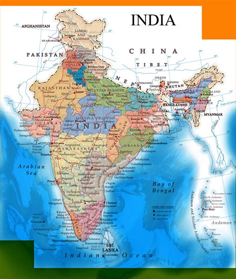 India Political Map Photos