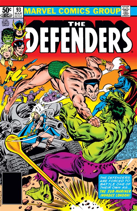 Defenders 1972 93 Comic Issues Marvel