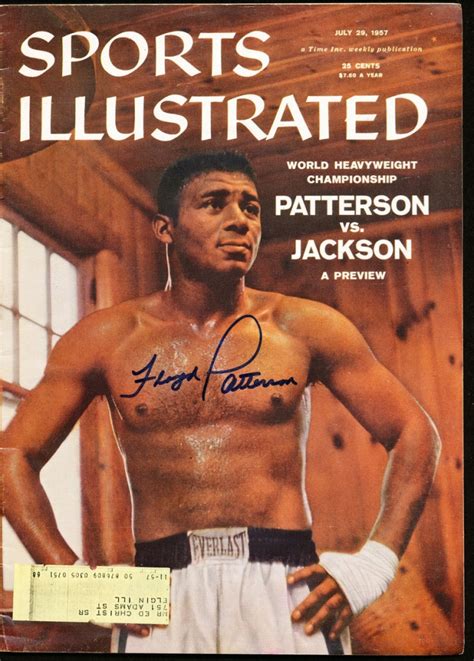 Floyd Patterson Signed Vintage Sports Illustrated Magazine Jsa Coa
