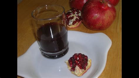 How To Make Pomegranate Juice Youtube