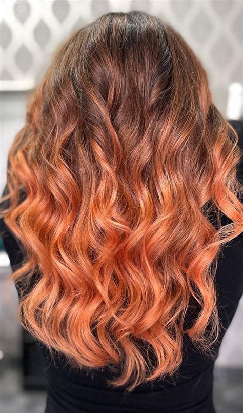35 Copper Hair Colour Ideas And Hairstyles Ombre Copper Balayage