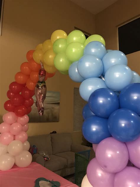 rainbow balloon arch rainbow balloon arch