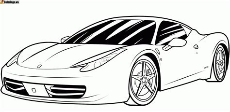 Den bastelbogen gibt es kostenlos als pdf zum. Ferrari Car Coloring Pages | Car Coloring Pages | In the ...