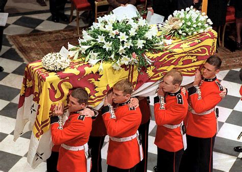 The funeral of diana, princess of wales, 1997. Tragedy in the British Royal Family at the End of August ...