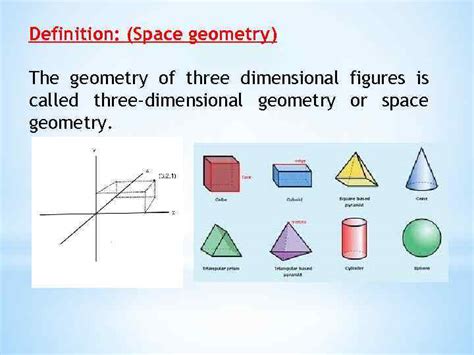 Math Teacher Kozhahmetov Kuat Definition Space Geometry