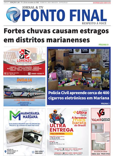 Jornal Ponto Final Ultimas Noticias
