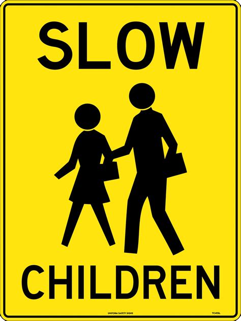 Slow Children Parking Signs Road Signs Uss