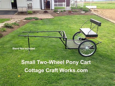 Two Wheel Small Pony Cart Miniature Horse Driving Pony Mini Pony