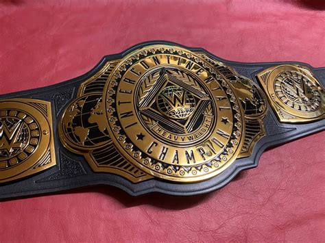 Wwe 2019 Intercontinental Championship Replica Belt Releather Send Out