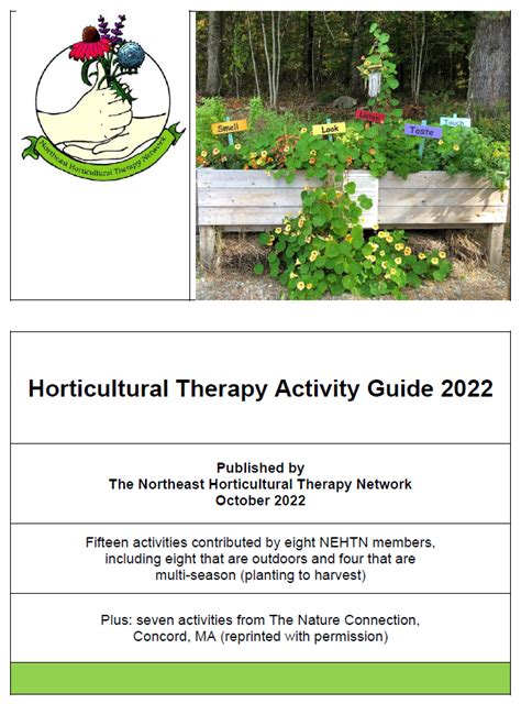 2022 Activity Guide Digital Northeast Horticultural Therapy Network
