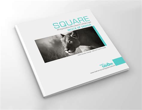 Square Catalogue Mockups | Mockup World