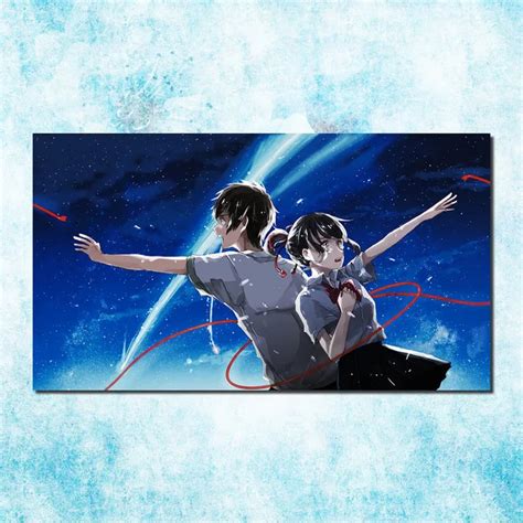 Your Name Japanese Hot Anime Movie Art Silk Canvas Poster Print 13x24