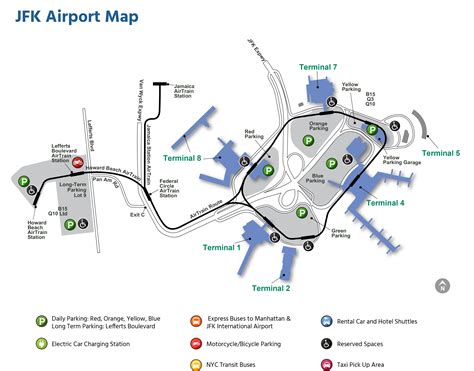 Printable Jfk Airport Map Images And Photos Finder
