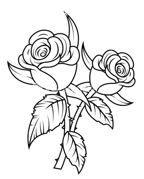 Rose Black And White Rose Flowers Clipart Black And White Wikiclipart