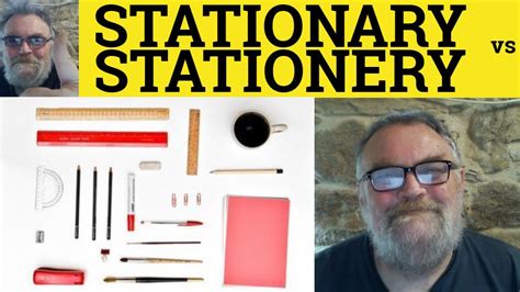 🔵stationery Vs Stationary Meaning Stationary Or Stationery Definition
