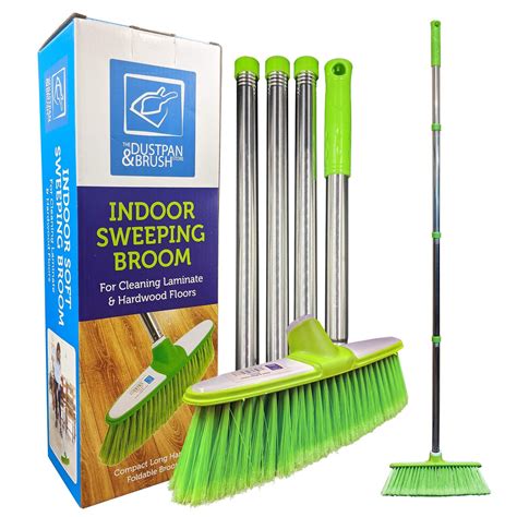 Soft Broom Indoor Sweeping Brush With Stainless Handle Pasal