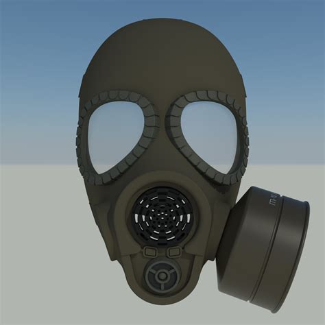 3d File Stalker Mercenaries Gas Mask Stalker Video Game Prop