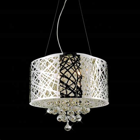 Crystal chandelier modern diy ceiling light fixture led 3 rings round pendant lighting adjustable stainless steel ceiling lamp for living room dining room bedroom (20+30+40 cold white) $99 99 get it as soon as tue, may 4 Brizzo Lighting Stores. 16" Web Modern Laser Cut Drum ...