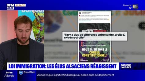 Loi Immigration Les élus Alsaciens Réagissent Après Ladoption Du Texte