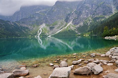 Morskie Oko And Czarny Staw Lakes Tatra Mountains Zakopane Poland