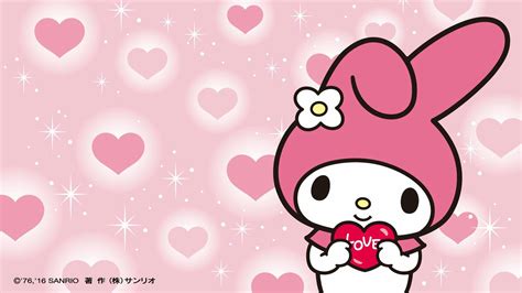 #my melody #kuromi #pc #laptop #desktop #wallpaper #background #cute #my melody wallpaper #pink wallpaper. My Melody | My melody, Hello kitty backgrounds, My melody ...