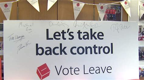Vote Leave Designated Official Anti Eu Campaign Politics News Sky News