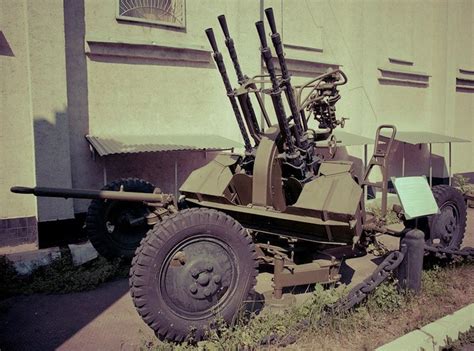 Air Defence Forces Museum Zpu 4 Anti Aircraft Machine Gun Flickr