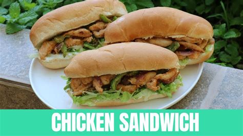 A Delicious Chicken Sandwich Recipe In 5 Minutes Youtube