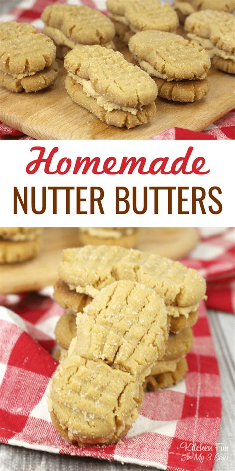 Nutter butter peanut butter sandwich cookies satisfy the peanut butter lovers in your family with a snack that's ready to enjoy. These Homemade Nutter Butters are the tastier, softer, creamier version of the class… in 2020 ...