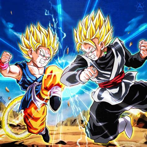 Goku Gt Vs Goku Black By Naruto999 By Roker Anime Dragon Ball Super