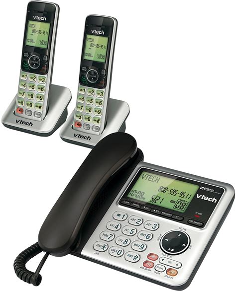 Best Buy Vtech Cs6649 2 Dect 60 Expandable Cordedcordless Phone With