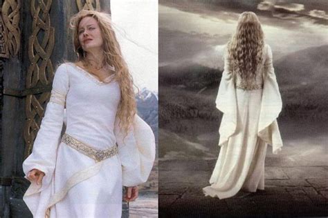 Cate Blanchett Portrays Galadriel In The Lord Of The Rings Trilogy Elf Dress Lotr Costume