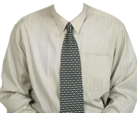 Download Full Length Dress Shirt With Tie Png Image For Free