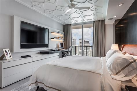 The Rise At Brickell City Centre Contemporary Bedroom Miami By