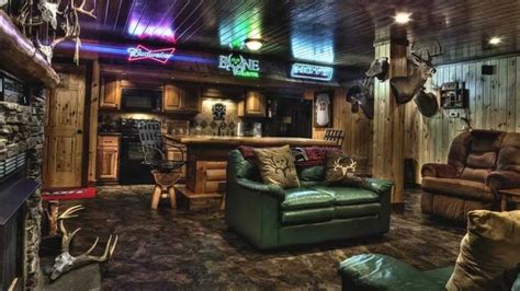 Man Caves In Finished Basements And Elsewhere Man Cave Decor Man