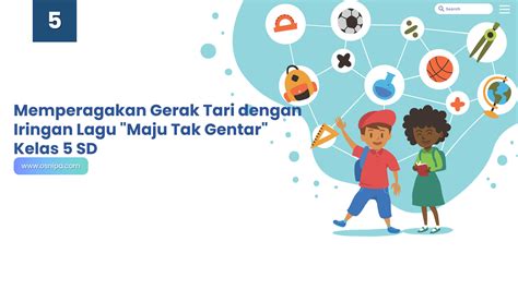 Memperagakan Gerak Tari Dengan Iringan Lagu Maju Tak Gentar Kelas Sd Osnipa