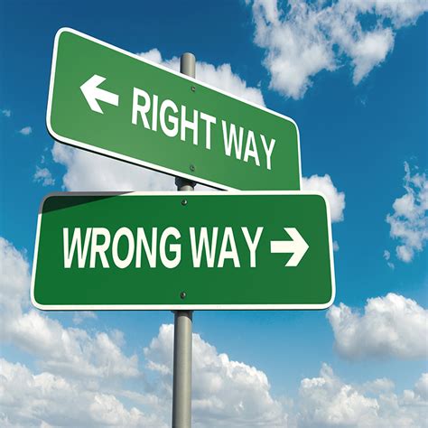 The Right Way And The Wrong Way Cherry Avenue Christian Church
