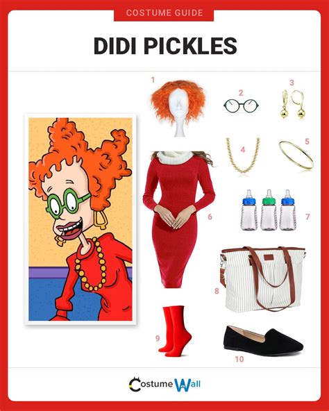 Dress Like Didi Pickles Character Halloween Costumes Cartoon
