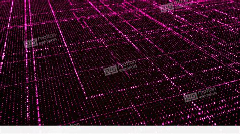 Grid Of Red Glowing Particles Stock Animation 11604032