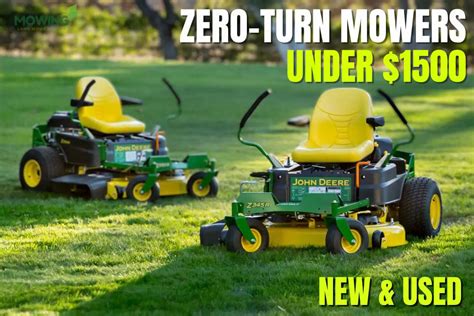 8 Best Zero Turn Mowers Under 1500 Pros And Cons