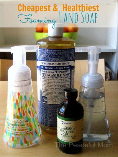 What bar soap do dermatologists recommend? Cheapest-Healthiest-DIY-Foaming-Hand-Soap-The-Peaceful-Mom ...