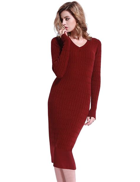 prettyguide women s sweater dress cable knit slim fit turtleneck sweater ribbed dress black