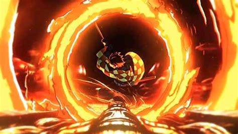 tanjiro kamado hinokami kagura dance of the fire god animated desktop