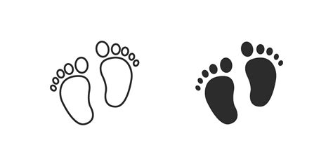 Baby Feet Vector Art Icons And Graphics For Free Download